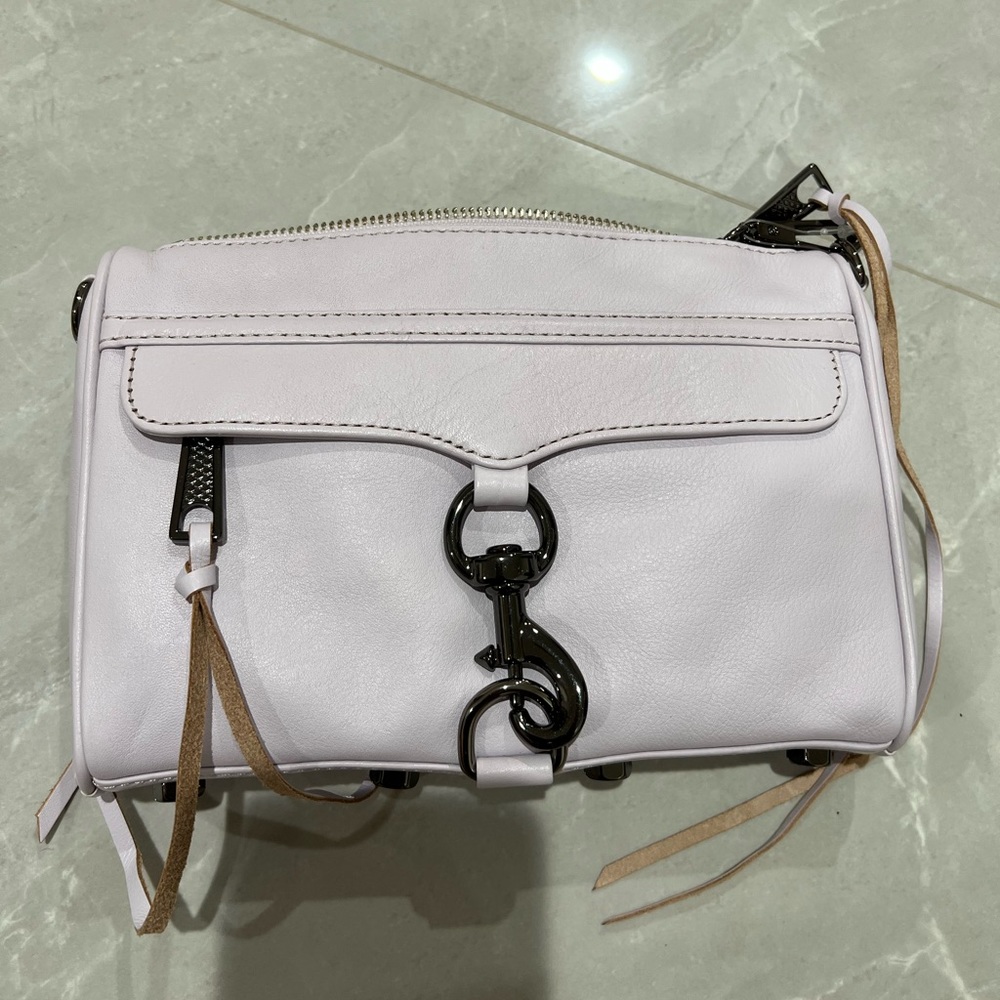 Rebecca minkoff mini MAC bag in lilac color